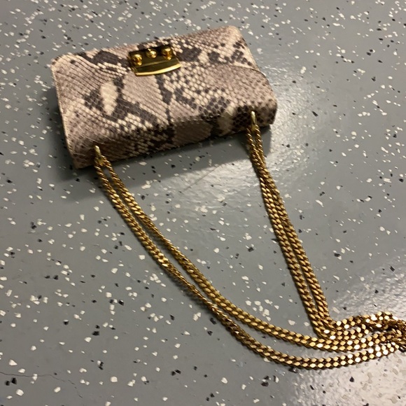 Crossbody Python Handbag Made In Italy - Picture 2 of 5